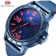 Mini Focus Men’s Quartz Watch Stylish Leather Band, Casual