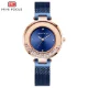 MINI FOCUS Elegant Women’s Watch Ultra Thin Quartz Mesh