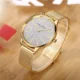Mini Focus Women's Dress Quartz Watch Stainless Steel Band