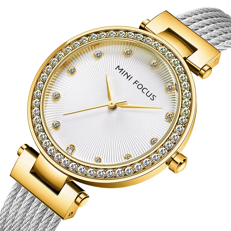 Elegant Women's Stainless Steel Quartz Watch Fashion
