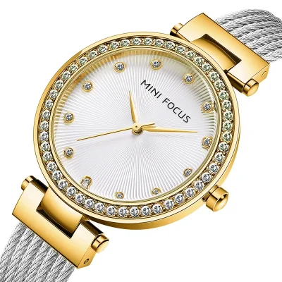 Elegant Women's Stainless Steel Quartz Watch Fashion