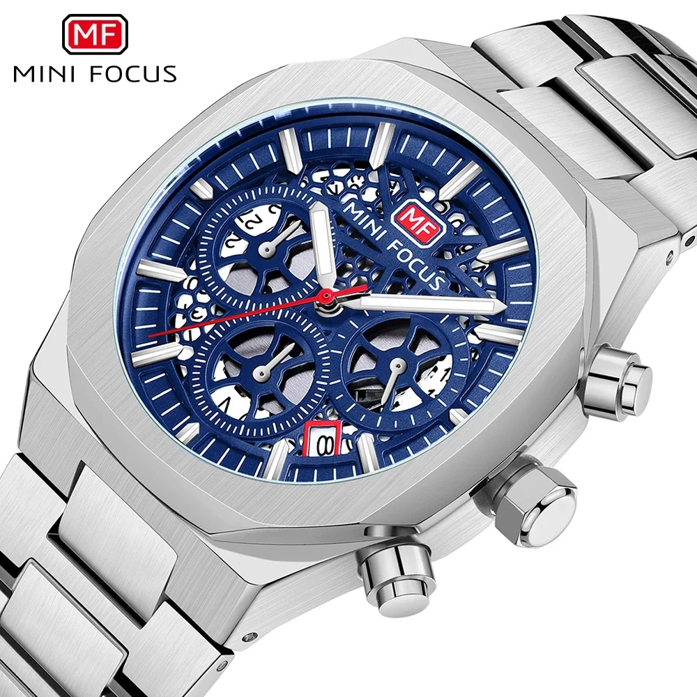New Arrival Men's Quartz Watch Chronograph, Stainless
