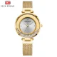 MINI FOCUS Elegant Women’s Watch Ultra Thin Quartz Mesh