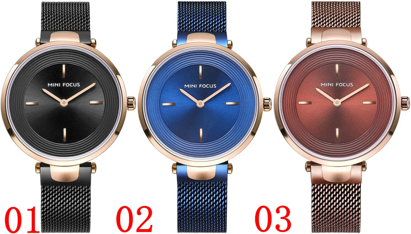 MINI FOCUS MF0195L Women’s Casual Quartz Watch | Stainless Steel Band | Factory Wholesale