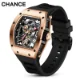 Automatic Men’s Watch – Luminous Skeleton Dial