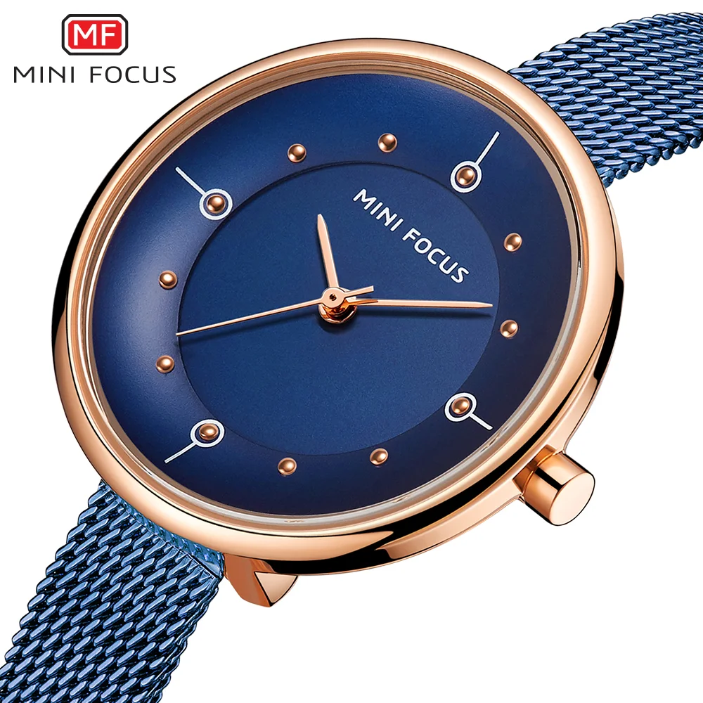 Mini Focus Women's Quartz Watch Stylish Stainless Steel