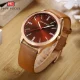 Mini Focus Men’s Luxury Quartz Watch Blue Leather Strap