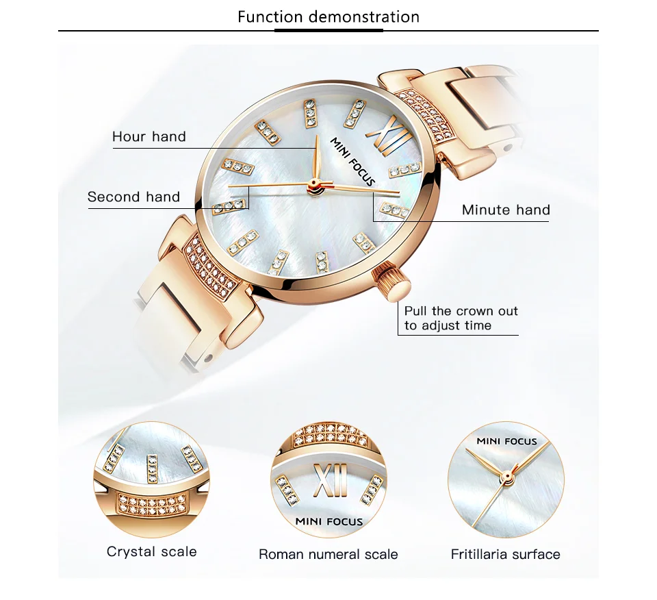 Mini Focus MF0227L Fashion Women’s Dress Watch | Luxury Waterproof Quartz Ladies Wristwatch Wholesale Supplier