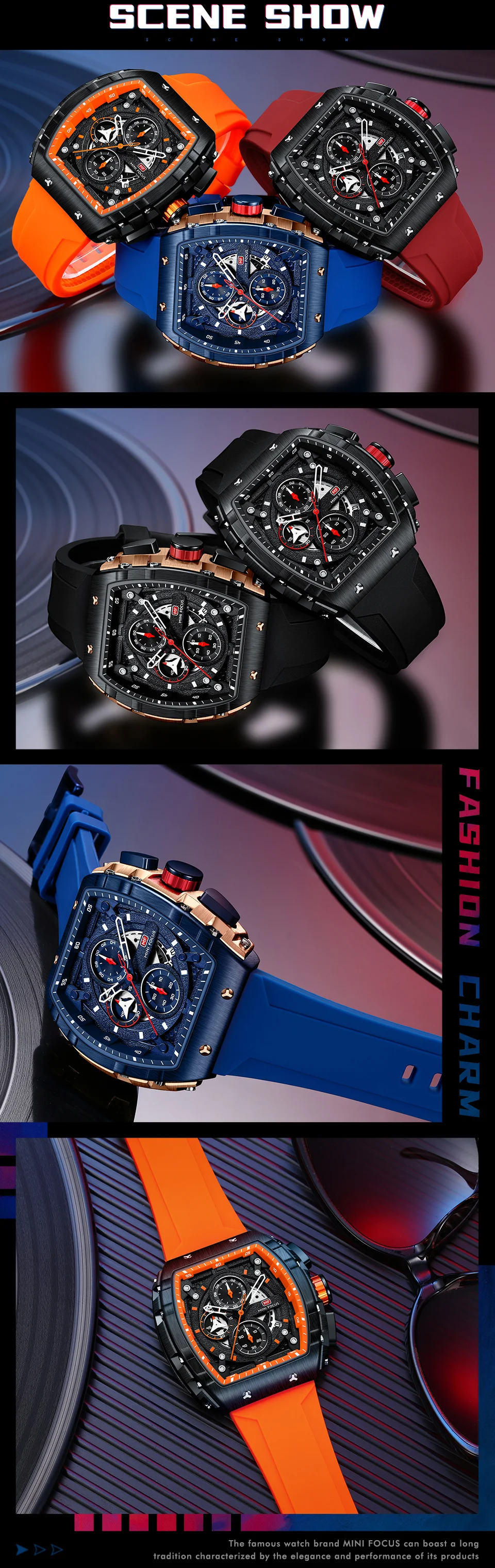 Relojes Hombre Original Brand Luxury Men Wrist Watch Quartz Analog Fashion Chronograph Watches Mini Focus 