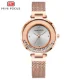 MINI FOCUS Elegant Women’s Watch Ultra Thin Quartz Mesh