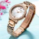 Mini Focus Women’s Luxury Rose Gold Watch Diamond Case