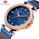 Mini Focus Women’s Diamond Quartz Watch Unique Mesh Band