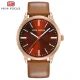 Mini Focus Men’s Luxury Quartz Watch Blue Leather Strap