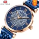MINI FOCUS Girls Quartz Watch Starry Dial Luminous Stainless