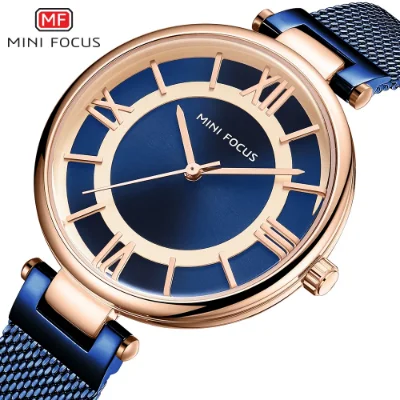 Mini Focus Ladies’ Luxury Slim Quartz Watch Stainless Steel