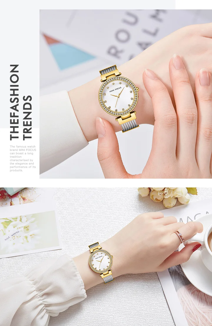 Elegant Women's Stainless Steel Quartz Watch Fashion Analog Timepiece for Global Wholesale Buyers
