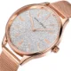 Mini Focus Women's Dress Quartz Watch Stainless Steel Band