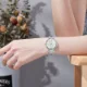 MINI FOCUS Luxury Diamond Women Watches Fashion Marble