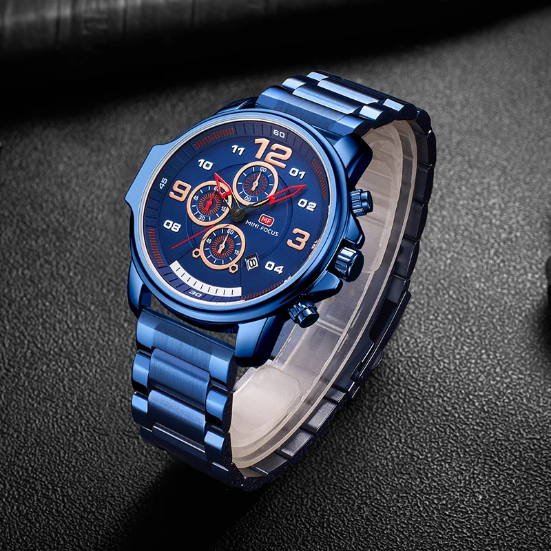 Mini Focus MF0229G Men’s Mechanical Watch | Custom Logo OEM Watches for Men | Factory Brand Supplier