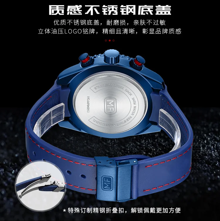 Mini Focus Casual Fashion Racing Sports Wrist Watch Men Gift Set Luxury Business Wristwatch Watch