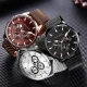 Mini Focus Men’s Luxury Mesh Band Business Watch Waterproof