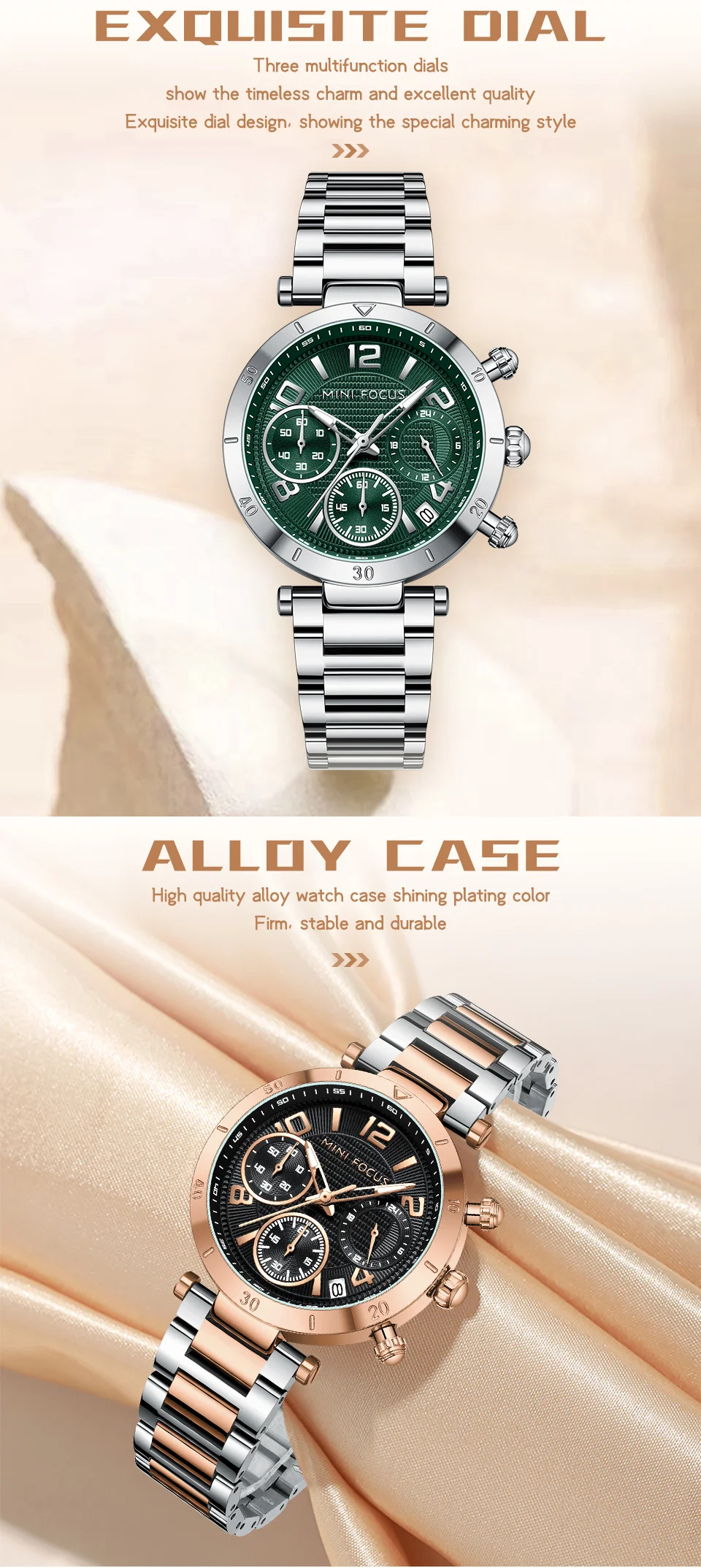 Hot Sale Women’s Fashion Quartz Watch with Small Dial & Luminous Waterproof Design Wholesale Available
