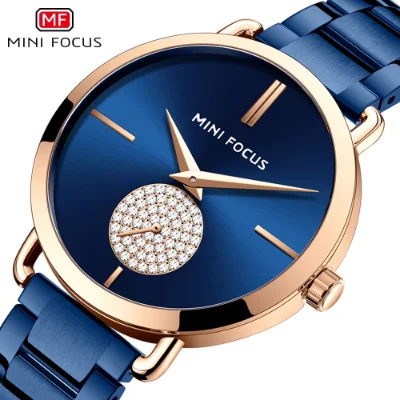 MINI FOCUS Fashion Rose Gold Women’s Watch Luxury Waterproof
