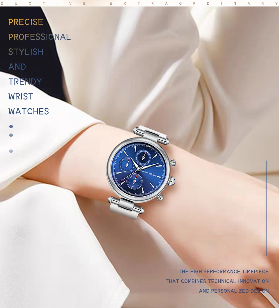 Affordable Fashion Quartz Watch for Women | Mini Focus Waterproof Stainless Steel Female Wristwatch Wholesale