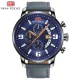 Mini Focus Men’s Chronograph Quartz Watch Leather Strap