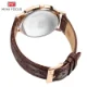 Mini Focus Men's Business Quartz Watch Black Leather