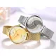 Elegant Women’s Quartz Watch with Gold Mesh Strap – Mini