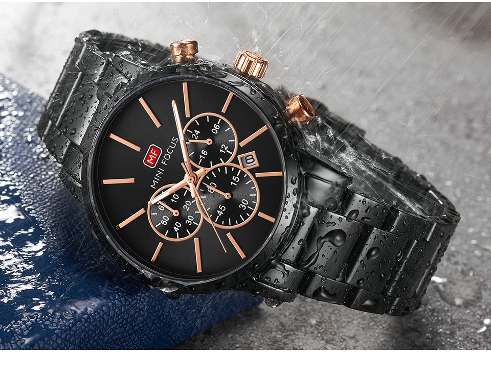 Luxury Men's Quartz Watch with Stainless Steel Band – Factory Wholesale for Global Distributors