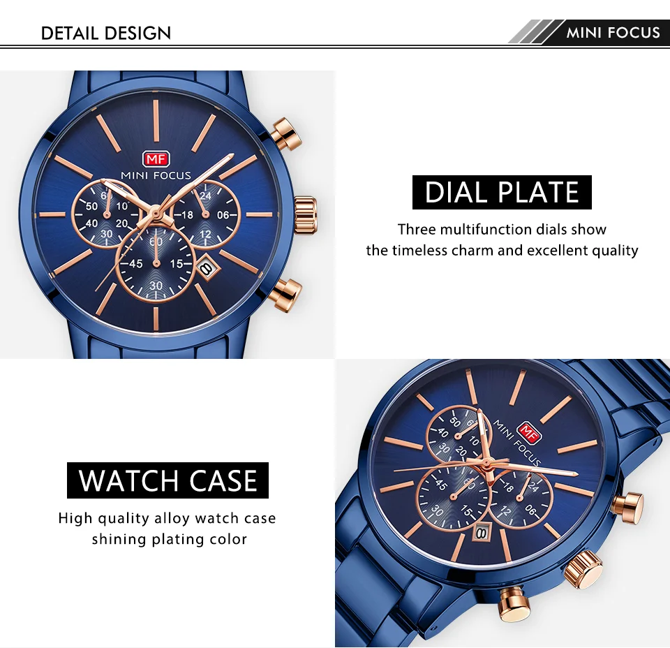 Luxury Men's Quartz Watch with Stainless Steel Band – Factory Wholesale for Global Distributors