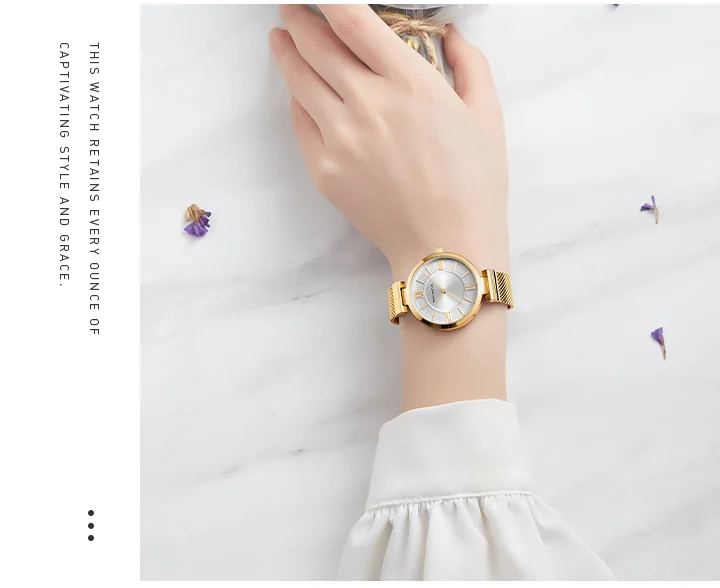 MINI FOCUS Women’s Quartz Watch | Luxury 5ATM Waterproof Sport Mesh Strap Wristwatch – Factory Wholesale