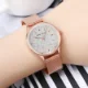 Mini Focus Women's Dress Quartz Watch Stainless Steel Band