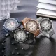 Mini Focus Men’s Blue Quartz Watch Ultra Thin Mesh Strap
