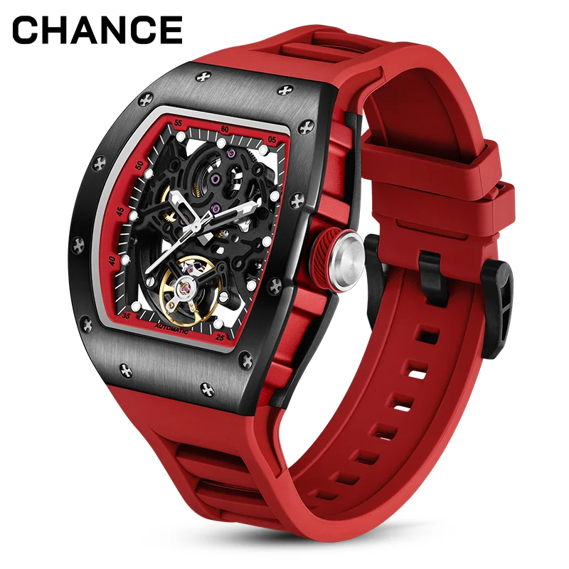 Men’s Luxury Mechanical Watch – Carbon Fiber Case