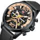Genuine Leather Business Watch for Men – Chronograph