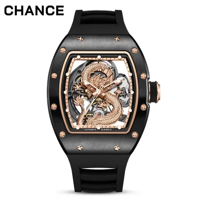 Chinese Dragon Tourbillon Watch – Luxury Automatic