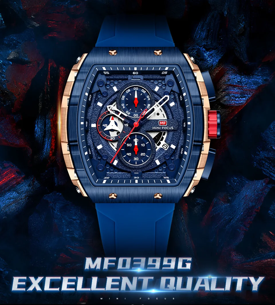 Relojes Hombre Original Brand Luxury Men Wrist Watch Quartz Analog Fashion Chronograph Watches Mini Focus 