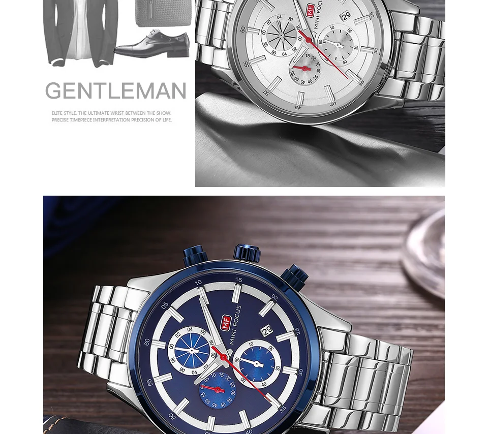 Mini Focus 0081 Men's Quartz Watch | High Quality Luminous Date Waterproof Band Fashion Accessory