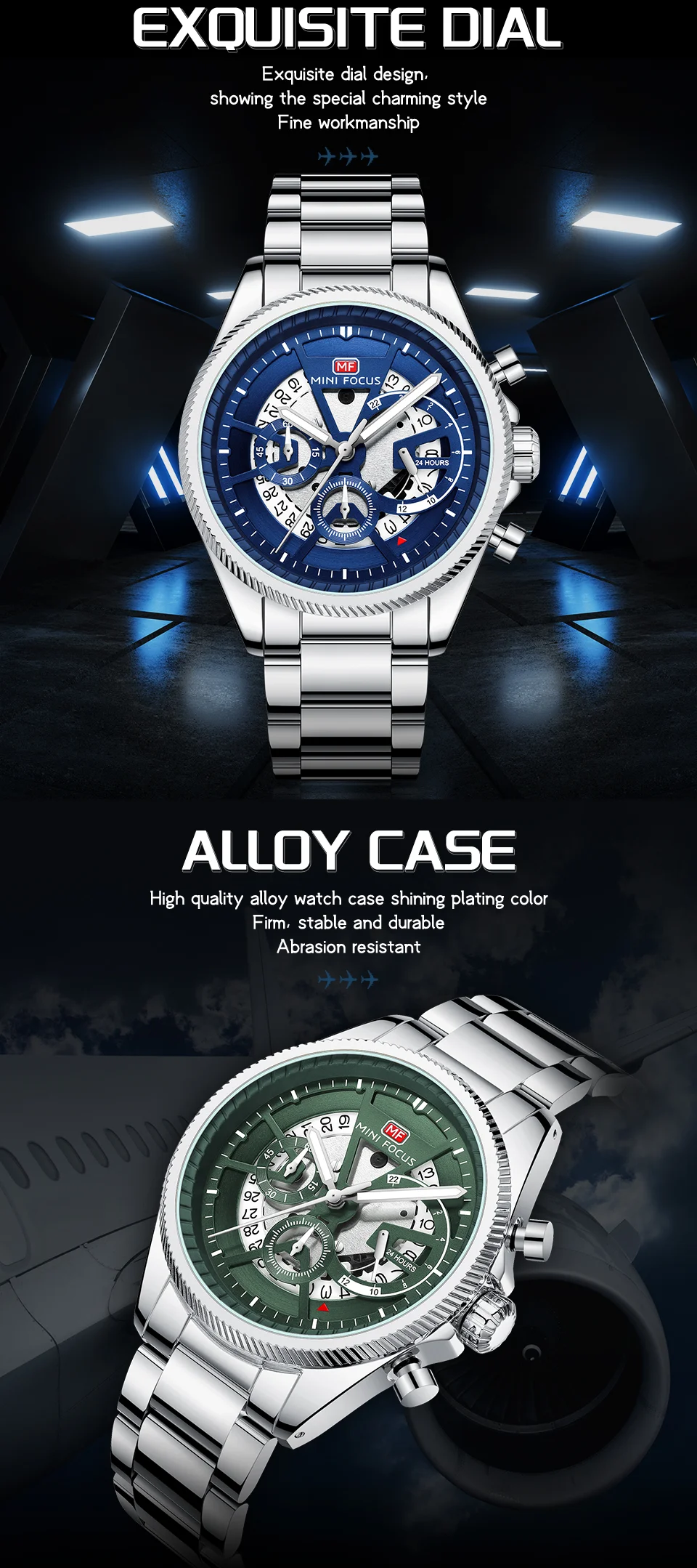 Mini Focus Business Waterproof Men's Quartz Watch with 24H Timing & Luminous Display – Stainless Steel Band 