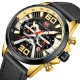 Genuine Leather Business Watch for Men – Chronograph