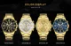 Mini Focus Gold Chronograph Men's Quartz Watch - Luxury