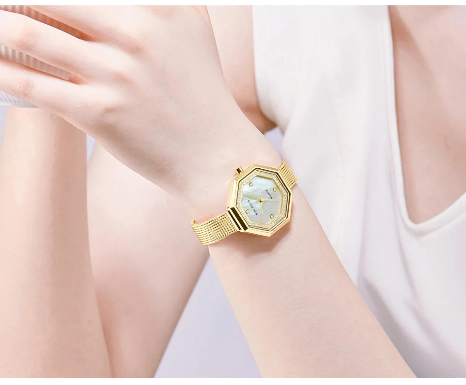 MINI FOCUS Diamond Brand Luxury Fashion Women Quartz Watch – Blue Lady Watch Waterproof Girl Clock