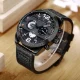 MINI FOCUS Men’s Quartz Watch Leather Strap Wristwatch OEM