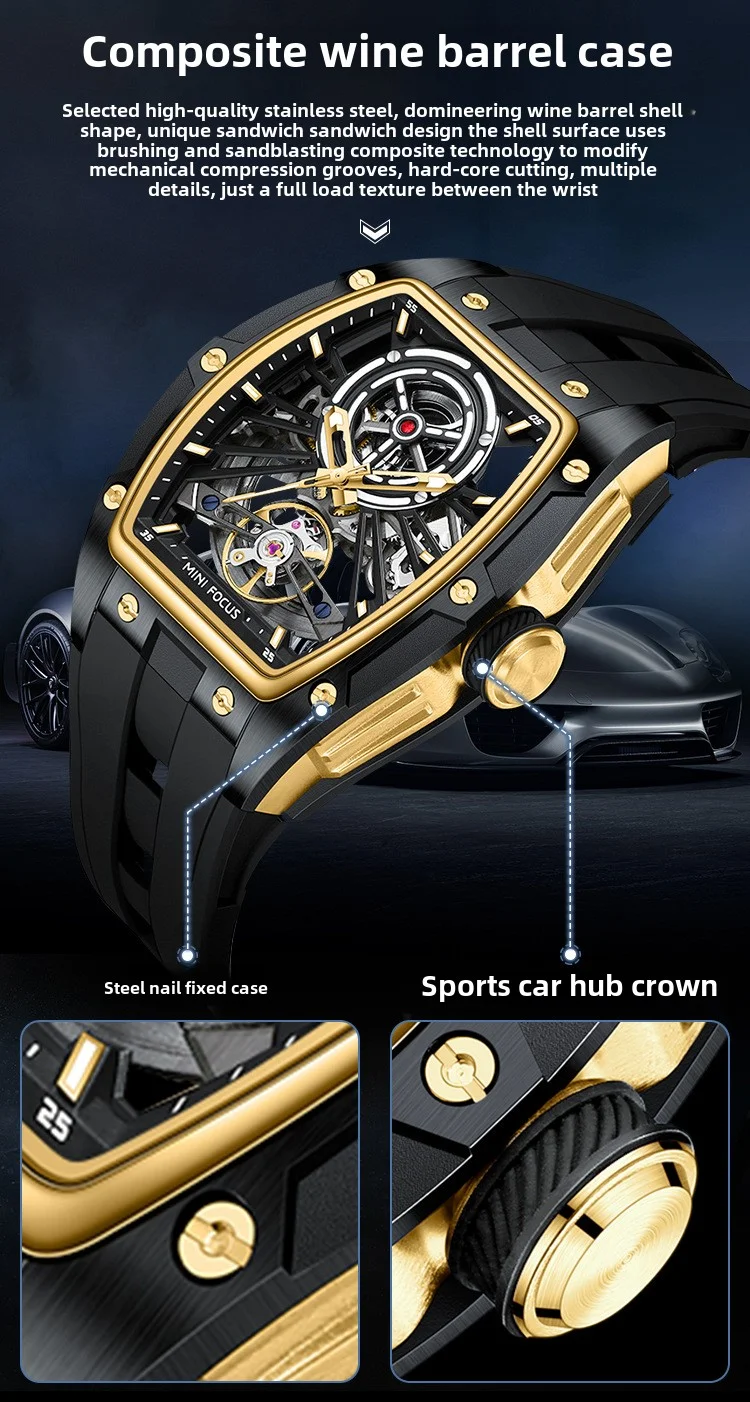 MF0603G Mini Focus Men's Sport Watch | Stylish Quartz Timepiece for Active Lifestyle