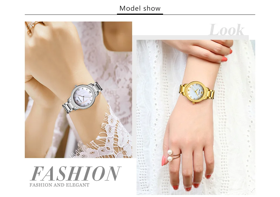 Mini Focus MF0226L Women’s Luxury Rose Gold Watch | Diamond Case Waterproof Quartz Stainless Steel Wristwatch Wholesale