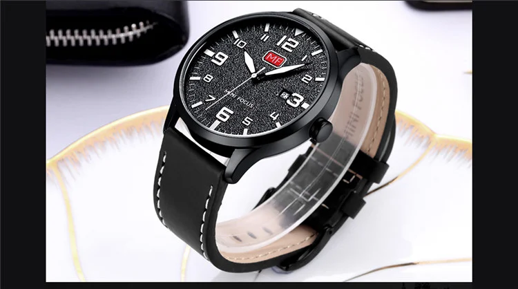 Mini Focus MF0158G Men’s Ultra-Thin Quartz Watch | Luxury Brand Waterproof Calendar with Milanese Stainless Steel Strap