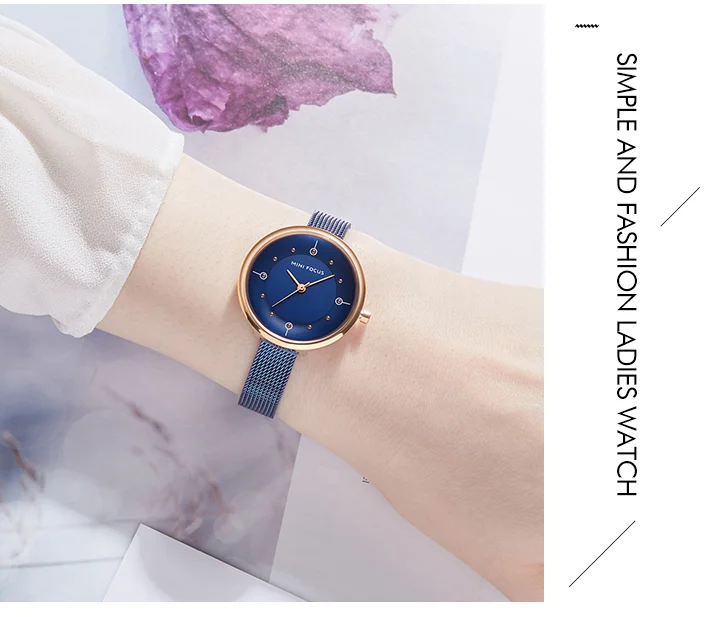 Mini Focus Women's Quartz Watch Stylish Stainless Steel Wristwatch for Global Wholesale